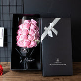 Lofaris Scented Rose Flower Bath Soap Box Valentines Day Gift